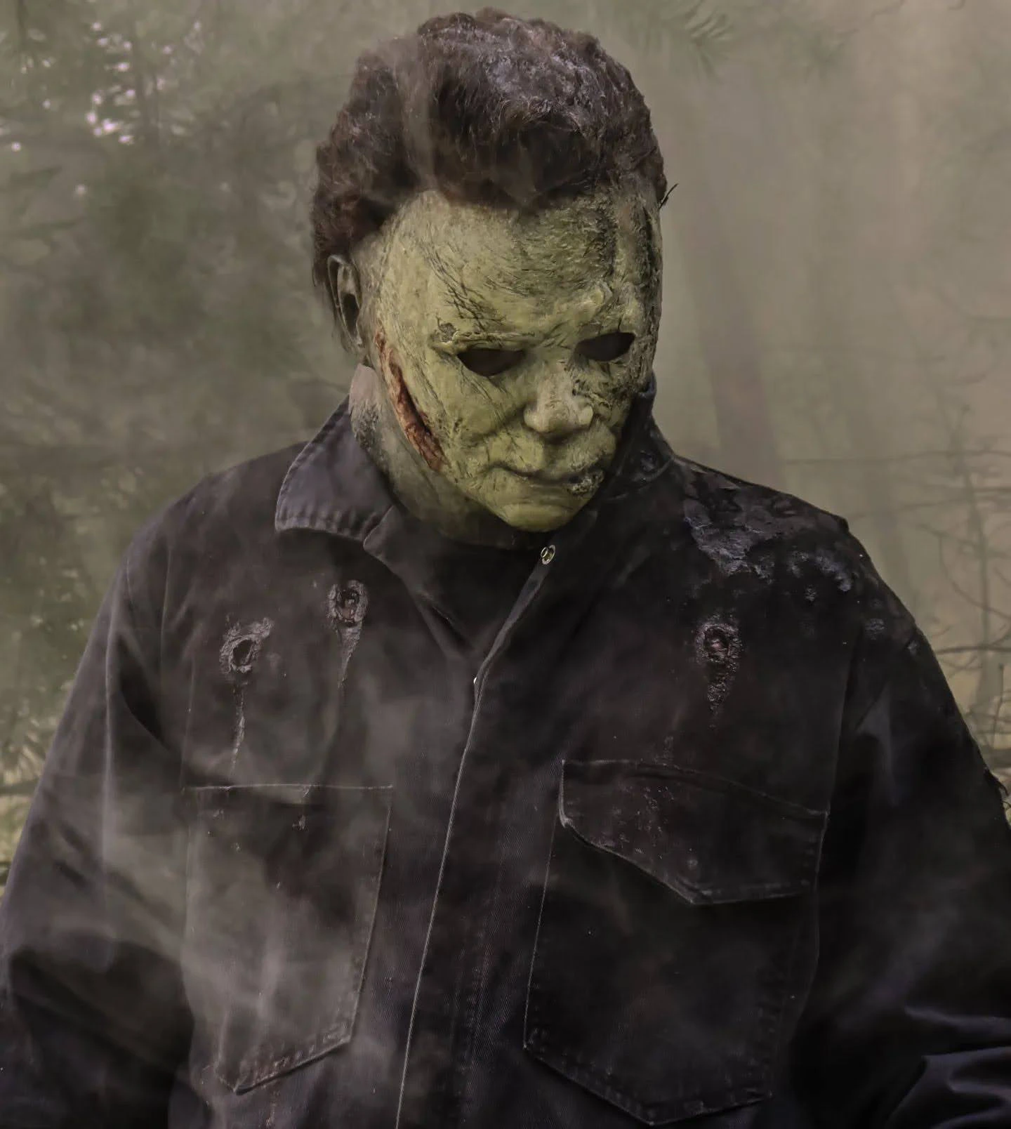 Fan wearing Gristle Box Nightmare Man costume